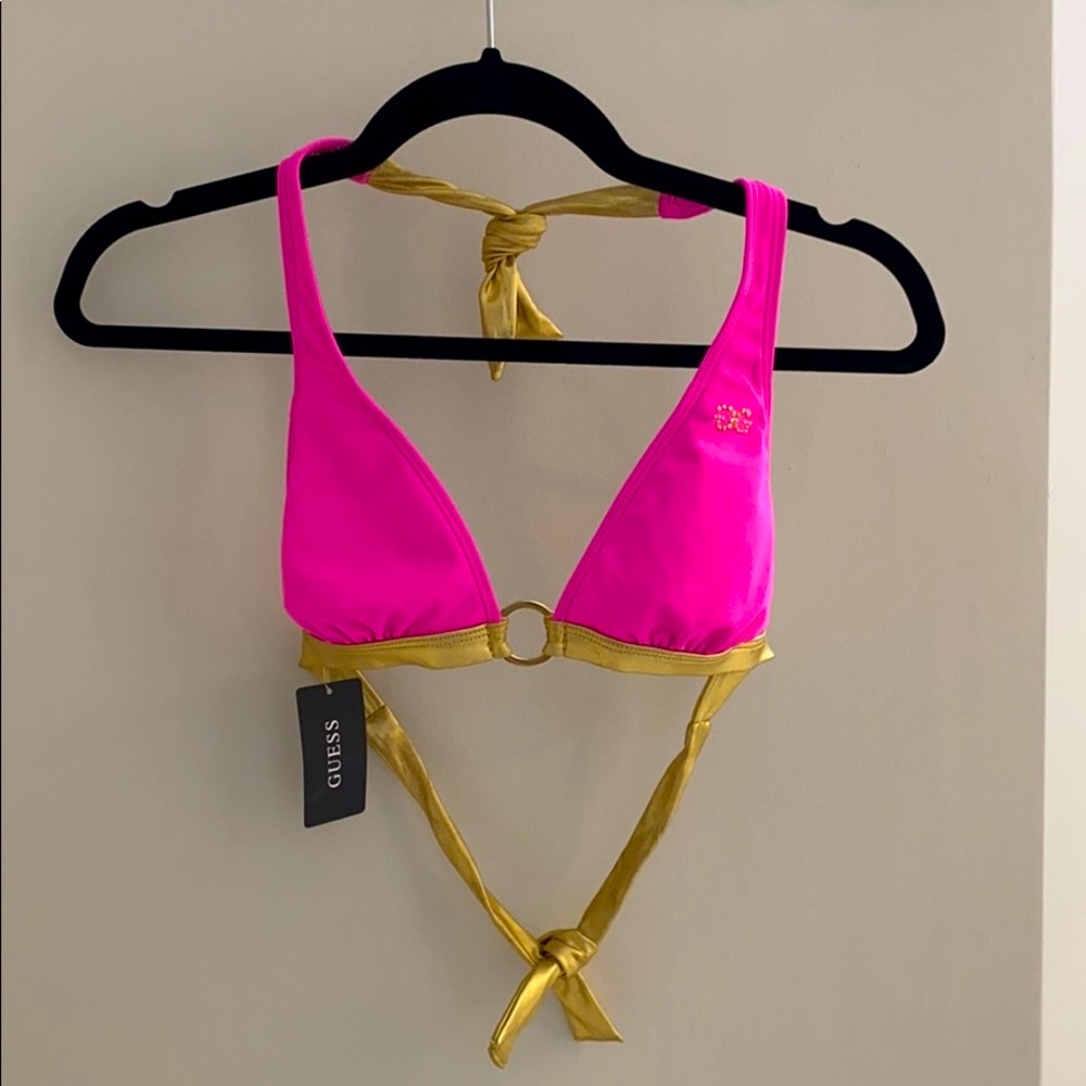 GUESS BIKINI HALTER TOP ⚡️